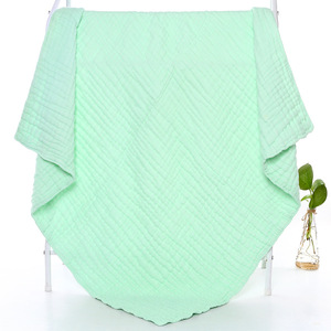 Nouvelles idées de produits 2024 100% coton solide respirant <span class=keywords><strong>nouveau</strong></span>-<span class=keywords><strong>né</strong></span> 6 couches mousseline couvertures d'emmaillotage <span class=keywords><strong>pour</strong></span> bébés mantas para invierno - Product Image 5