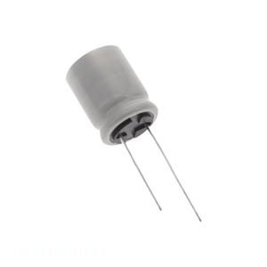 Condensador Original UBY1J751MHL6 de 750 uF, Aluminio, 750UF, 20%, 63V, Radial, de Montaje a Través de Orificio - Product Image 1
