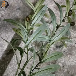 Grand olivier artificiel vert d'extérieur pour la décoration de restaurants, mariages, Noël et Pâques - Plastique/fibre de verre écologique - Product Image 6