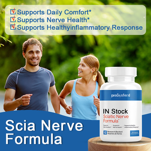 OEM Capsules ter ondersteuning van de gezondheid van de ischiasnerv - 4-in-1 vitamine B alfa-liponzuur voor verlichting van zenuwpijn, 120 capsules - Product Image 2