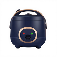 Oulik Cuiseur à riz électrique multifonction portable et automatique en plastique avec tasse doseuse, revêtement antiadhésif et contrôle numérique du minuterie