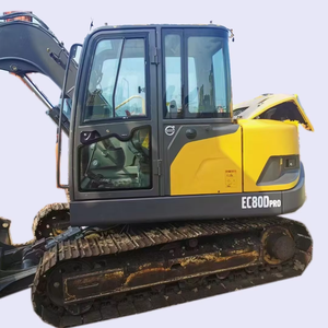 Excavatrice VOLVO EC80D EC80 d'occasion, 8 tonnes, moteur à faibles émissions, certifiée, prix réduit, machinerie lourde de construction japonaise - Product Image 1