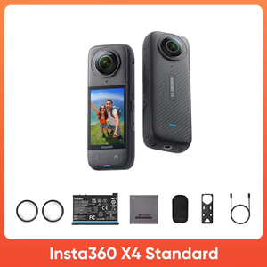 Insta360 X4 Action <b>Camera</b> 2290mah Battery 8k30fps Video 10m Waterproof Flowstate Stabilization Microsd <b>Night</b> <b>Vision</b> Stock Insta - Product Image 2
