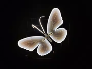 Haute luminosité PVC papillon LED stand-up lumière ouverte fermer décoration pièce maîtresse pour jardin extérieur éclairage <span class=keywords><strong>de</strong></span> vacances <span class=keywords><strong>de</strong></span> noël - Product Image 5
