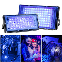 Projecteur UV 395nm, Lampe de Polymérisation UV 365nm, Projecteur LED IP65 pour Jardin, Scène, Théâtre, Fête, Éclairage Fluorescent