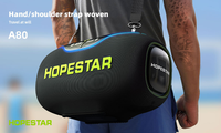HOPESTAR A80 350W Haut-parleur portable haute puissance pour fêtes en extérieur, Boombox, batterie 30000mAh, étanche IPX6, RGB, TWS