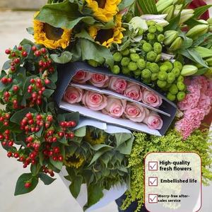 Rosas frescas cortadas de Kunming para regalo de maestro de boda o puesto de diosa directo a granel al por mayor de jardín para compra Grupal - Product Image 3