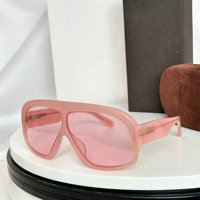 Lunettes de soleil polarisées de luxe à verres dégradés carrés, style vintage, protection UV400, pour la conduite en extérieur, unisexe, monture intégrale