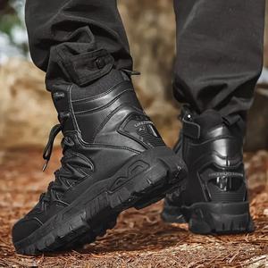 High Quality Tactical Ankle <b>Boots</b> Safety <b>Boots</b> with <b>Zipper</b> for <b>Men</b> Work Industrial Outdoor Excursions - Product Image 6