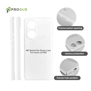 <span class=keywords><strong>Coque</strong></span> de téléphone Prosub 3D PBT Flim, blancs pour sublimation avec protection de l'appareil photo, impression personnalisée, <span class=keywords><strong>coque</strong></span> de téléphone mobile pour <span class=keywords><strong>Honor</strong></span> 50 Pro - Product Image 2