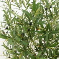 Faux verdure 6ft haut 180cm olivier artificiel dans un pot en plastique faux olivier pour la maison paysage jardin décoration
