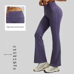 Leggings Lunghi da Donna a Vita Alta con Elastico, Traspiranti e ad Asciugatura Rapida, per <span class=keywords><strong>Sport</strong></span>, Pilates, Fitness e Yoga - Product Image 3
