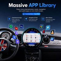 Autoradio Android pour BMW Mini Cooper Mini R56 2007-2010 Mini R60 2011-2016 avec Carplay sans fil et Android Auto DSP