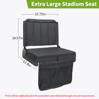 Coussins de siège de stade personnalisables, portables et pliables en tissu Oxford 600D, modernes, pour l'extérieur, en bois massif, pour la pêche et les sièges de stade