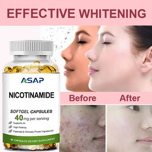 Suplemento blanqueador de piel con nicotinamida, complejo de vitamina B3, cápsulas blandas de nicotinamida - Product Image 2