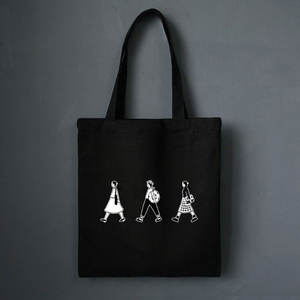 Sac fourre-tout en toile de couleur unie de taille personnalisable, sac en toile, sac à bandoulière, sac en coton uni - Product Image 5