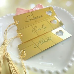 Marcapáginas Creativo y Moderno con Logotipo Personalizado, Diseño de Corazón Hueco Resistente al Agua, Regalo para Amantes de la Lectura y Profesores - Product Image 3