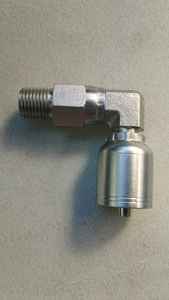 SAE 08ข้อต่อท่อข้อหมุน06, ข้อต่อข้อต่อท่อข้อ90องศาข้อต่อเดียว - Product Image 5