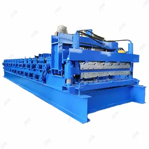 Chile Popular Aluzinc Coating Coil Planchas Pv4 and 5v Double Layer Aluminum Metal Roof Sheet Roll Forming Machine