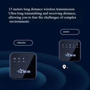 V8 Lavalier Micrófono Tipo C Inalámbrico Cancelación de ruido al aire libre para Vlog <span class=keywords><strong>Shake</strong></span> <span class=keywords><strong>Shack</strong></span> Entrevistas de video cortas en vivo - Product Image 5