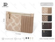 Portacarte con cerniera da 7 pollici in pelle PU dal design minimalista per l'uso quotidiano - Product Image 1