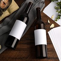 Rouleau personnalisé de haute qualité autocollant pour bouteille de bière en verre emballage étanche impression étiquettes autocollants avec logo