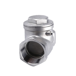 KQ Hướng dẫn sử dụng Swing kiểm tra van áp lực cao 1/2 ''-4'' thép không gỉ Ren Một chiều không trở lại kiểm tra ngang cho nước - Product Image 2