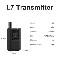 Système de guide touristique Bluetooth YINGMI L7, appareil audio sans fil pour les groupes de tourisme professionnels, fabricant certifié CE RoHS