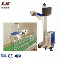 Machine d'impression laser de marquage laser UV en ligne volante à refroidissement par air 1064nm