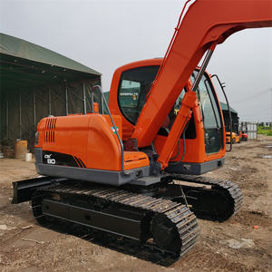 Excavadora de Ruedas Doosan Dx60W Dx60 Dx80 Dx140 Dx150 Dx210 Dx140 de 8 Toneladas con Motor de 41KW - Product Image 1