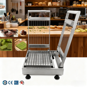 Nouvelle fiabilité <span class=keywords><strong>de</strong></span> coupe-nourriture manuelle similaire aux coupe-crème glacée à service doux des pâtisseries professionnelles - Product Image 3