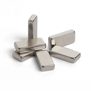 Magnet N52 besar kualitas tinggi harga Magnet Super kuat langka bumi lapisan nikel persegi panjang Magnet Neodymium