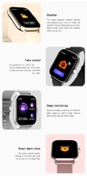Reloj Inteligente Y13 UK8, Resistente al Agua IP67, Carga Magnética, Pantalla Cuadrada de Acero de 1.83 Pulgadas IPS, Monitor de Ritmo Cardíaco, Unisex