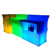 Ensemble de meubles de bar lumineux étanches avec télécommande, 16 barres LED RGB, pour boîte de nuit, KTV, fête, hôtel
