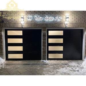 باب مرآب قطاعي أوتوماتيكي مخصص للمنازل مع باب للمشاة - Product Image 5