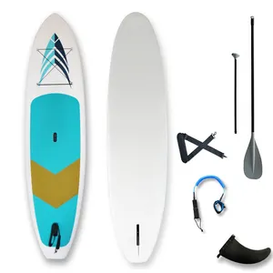 High Quality New Design SoftBoard Plastic Rigid Adults Surfboard Durable Plastic SUP