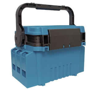 Caja de pesca de señuelos portátil con soporte para caña y soporte para vasos de agua, caja de pesca multifuncional para dibujar a mano, suministros para peces para mascotas - Product Image 2