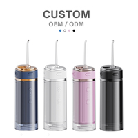 Certifications CE, RoHS, FCC, 3 modes, utilisation en voyage, soin des gencives, élimination de la plaque dentaire, étanche IPX7, rechargeable, irrigateur buccal portable