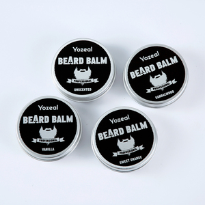 Meilleure vente de <span class=keywords><strong>baume</strong></span> à <span class=keywords><strong>barbe</strong></span> bio pour hommes de marque privée hydratant la peau réduit les brûlures post-rasage <span class=keywords><strong>huile</strong></span> de bois de santal OEM - Product Image 1