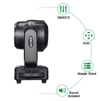 Igracelite Mini Bee Eye 7x40W RGBW 4-en-1 Projecteur LED à tête mobile avec anneau d'ouverture, bande halo et contrôle par pixel pour DJ