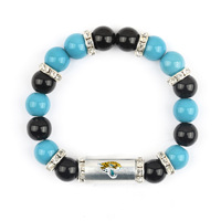 Fan Game Beaded Bracelet Incentive Gift Beads Silver Ring with Diamond Bracelet Team Sports Bracelet
