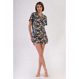 KADIN GOMLEK ชุดนอนแขนสั้นสำหรับผู้หญิงพร้อมขนจามรีนุ่มสบายดูกเมลี คิซา โคล ซอร์ต ทาคิม - Product Image 4