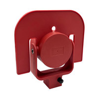 Prisme topographique GPR111 Rouge Réfléchissant circulaire de base unique Remplacer le prisme avec support et cible pour station totale