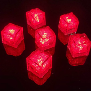Cubitos de Hielo LED con Luz Brillante, Luces LED Intermitentes Rápidas y Lentas, Cubitos de Hielo LED Brillantes para Fiestas, Bares, <span class=keywords><strong>Navidad</strong></span> - Product Image 2