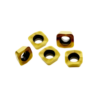 Plaquettes de fraisage en carbure monobloc SOMT100420ER-GM à 4 dents avec dents de coupe convexes