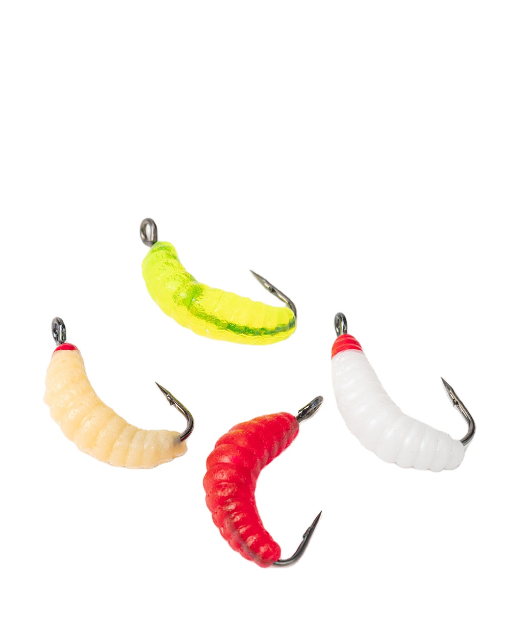 Bait Maggots Realistic Softworms for Freshwater Fishing
