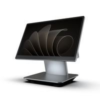 ZOLON AS16A Punto de Venta con Pantalla Dual de 15.6"+10.1" Táctil NFC Android 14 GMS, Caja Registradora con IA NPU para Interacción con el Cliente, MOQ Bajo de 10 Unidades