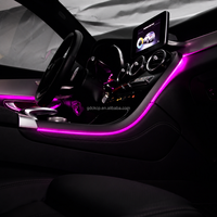 Éclairage d'ambiance LED 64 couleurs pour Mercedes C-Coupé C205 2015-2023, 2 portes, mise à niveau de l'éclairage intérieur de voiture, ajustement OEM, Plug and Play