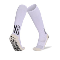 Chaussettes de football pour hommes personnalisées Chaussettes athlétiques antidérapantes Chaussettes de football à poignée de compression