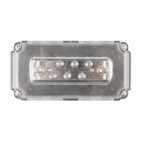 Barra Colectora de 6 Vías de Doble Fila al por Mayor con Cubierta y Terminal de Tornillo M4x12 para Sistemas Solares, Automotrices, Marinos y RV